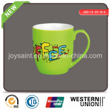Nouvelle tasse de café de décalque de couleur arrivée (JSD115-SY-014)